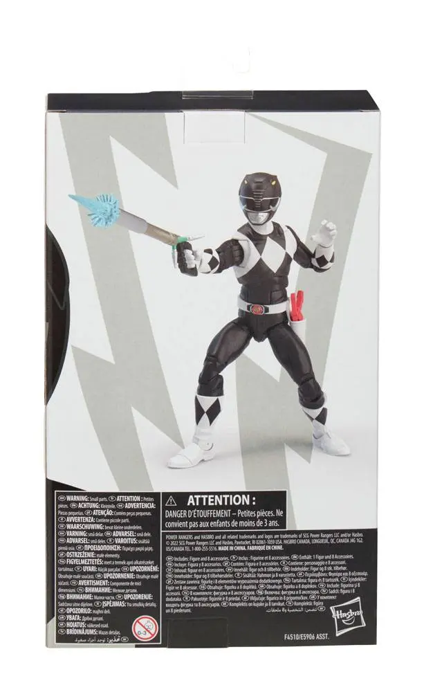Power Rangers Lightning Collection Mighty Morphin Black Ranger akciófigura 15 cm termékfotó