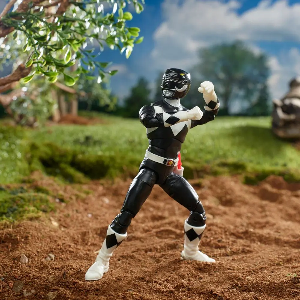 Power Rangers Lightning Collection Mighty Morphin Black Ranger akciófigura 15 cm termékfotó