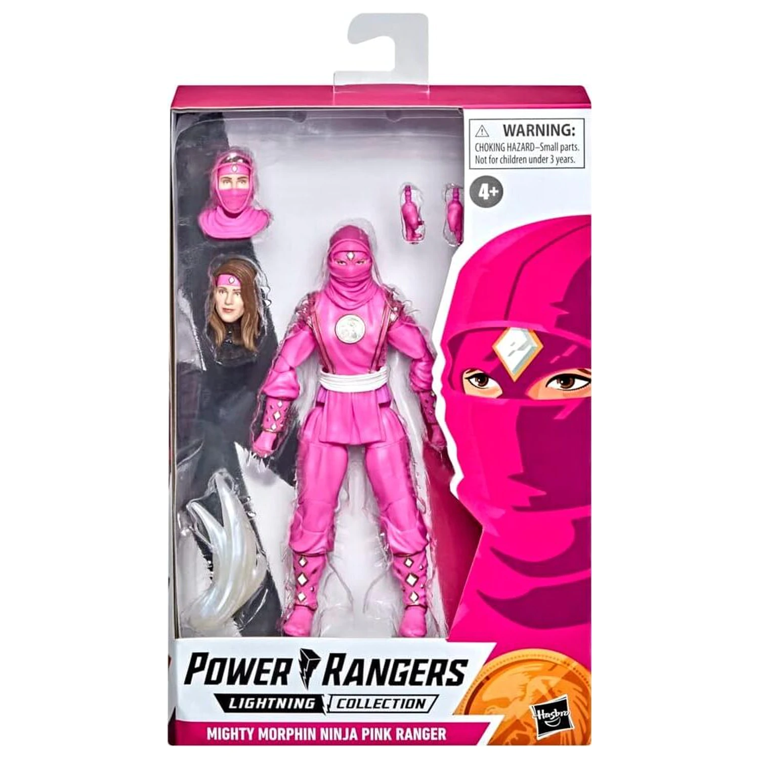Power Rangers Lightning Collection Mighty Morphin Ninja Pink Ranger figura 15cm termékfotó