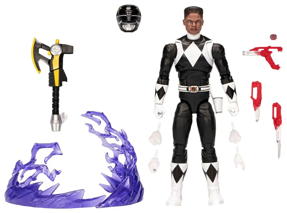Power Rangers Lightning Collection Remastered Mighty Morphin Black Ranger akciófigura 15 cm termékfotó