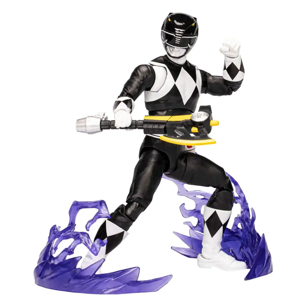 Power Rangers Lightning Collection Remastered Mighty Morphin Black Ranger akciófigura 15 cm termékfotó