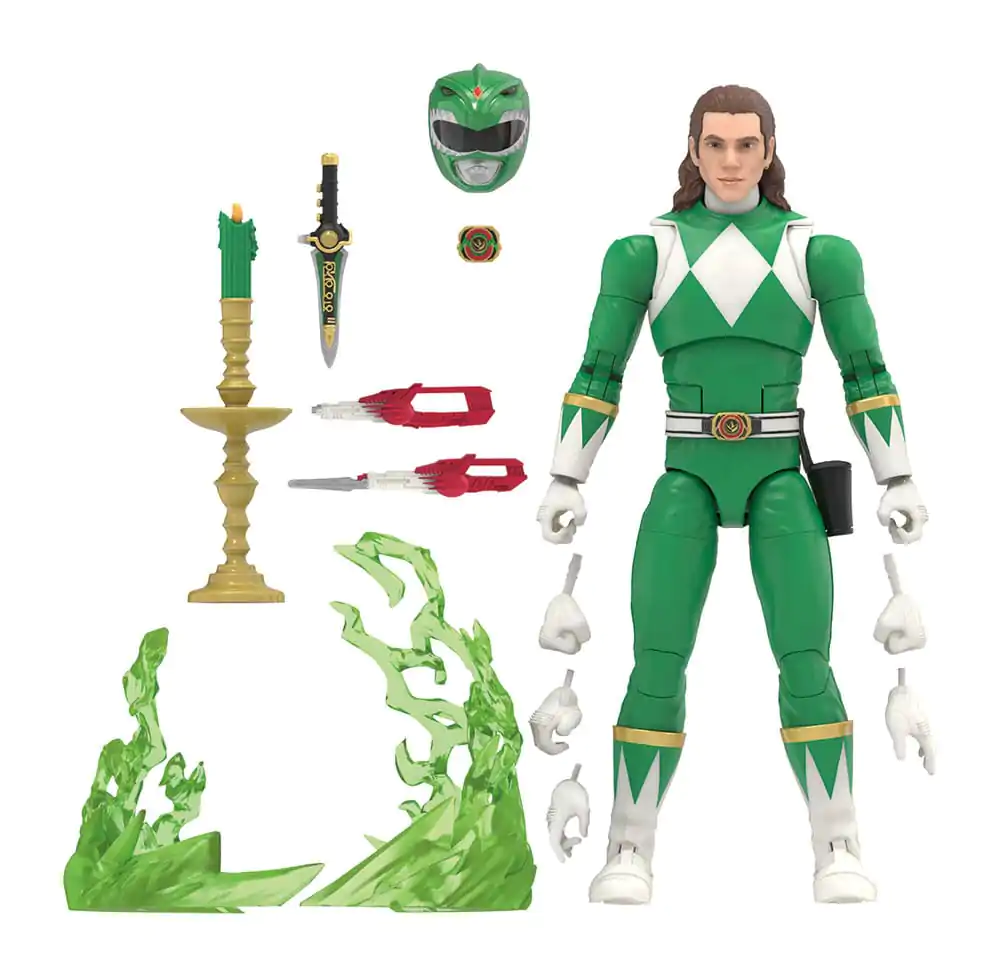 Power Rangers Lightning Collection Remastered Mighty Morphin Green Ranger akciófigura 15 cm termékfotó