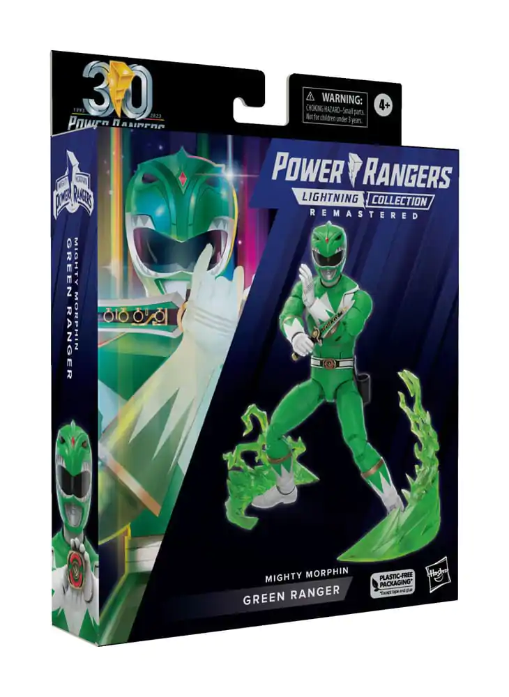 Power Rangers Lightning Collection Remastered Mighty Morphin Green Ranger akciófigura 15 cm termékfotó