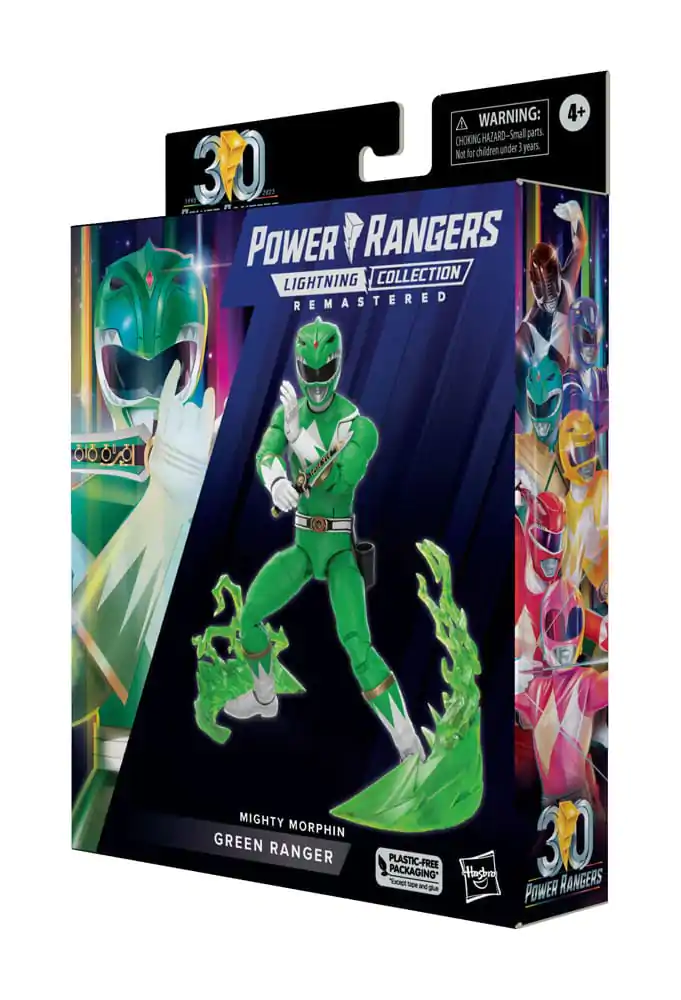 Power Rangers Lightning Collection Remastered Mighty Morphin Green Ranger akciófigura 15 cm termékfotó