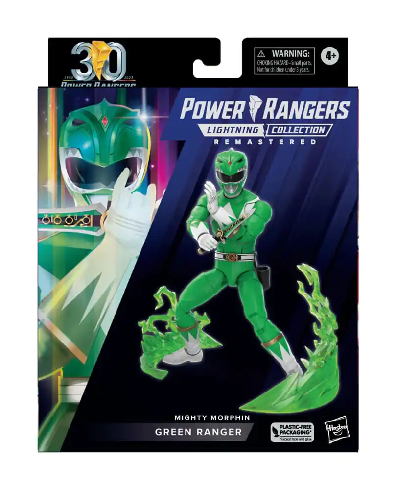 Power Rangers Lightning Collection Remastered Mighty Morphin Green Ranger akciófigura 15 cm termékfotó