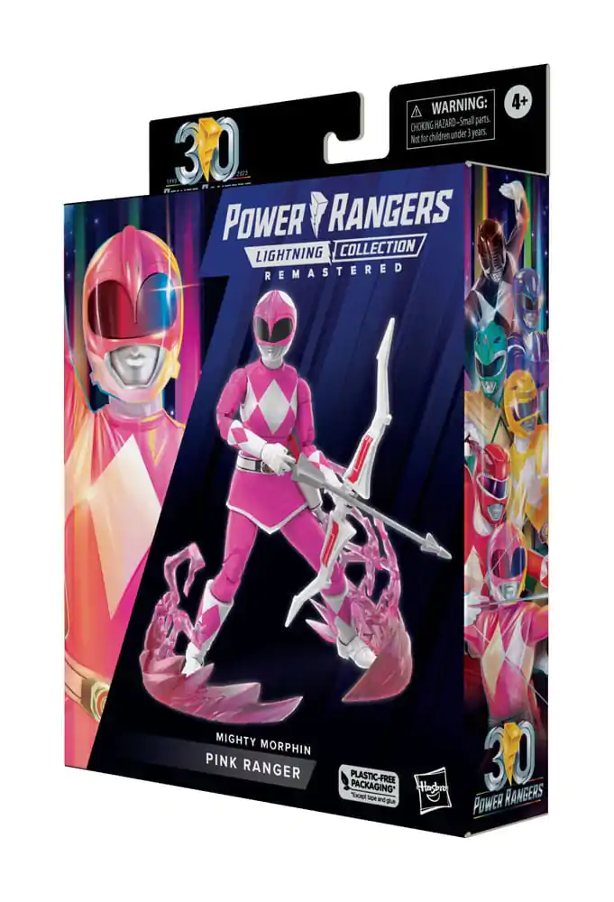 Power Rangers Lightning Collection Remastered Mighty Morphin Pink Ranger akciófigura 15 cm termékfotó