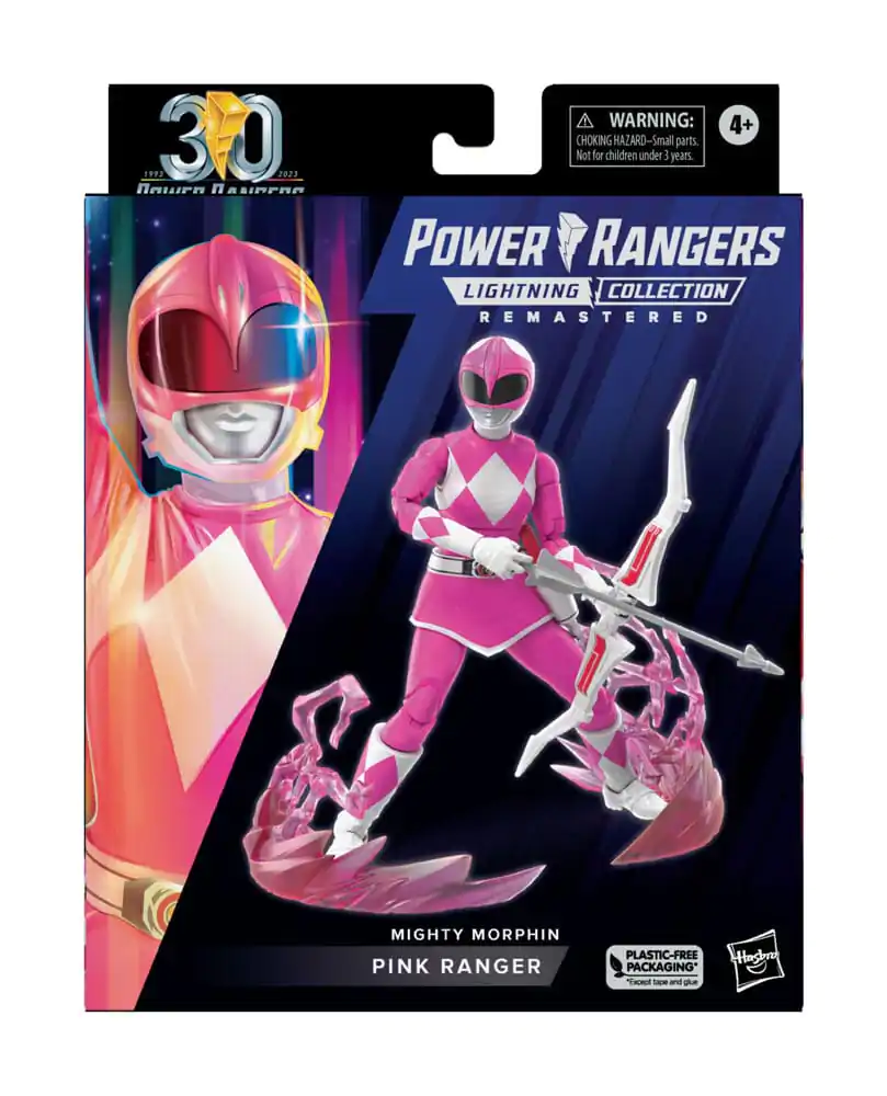 Power Rangers Lightning Collection Remastered Mighty Morphin Pink Ranger akciófigura 15 cm termékfotó