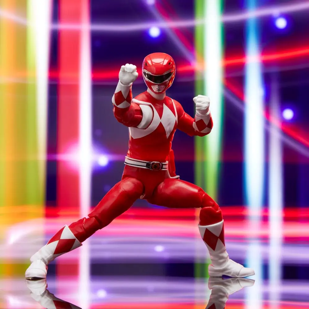 Power Rangers Lightning Collection Remastered Mighty Morphin Red Ranger akciófigura 15 cm termékfotó