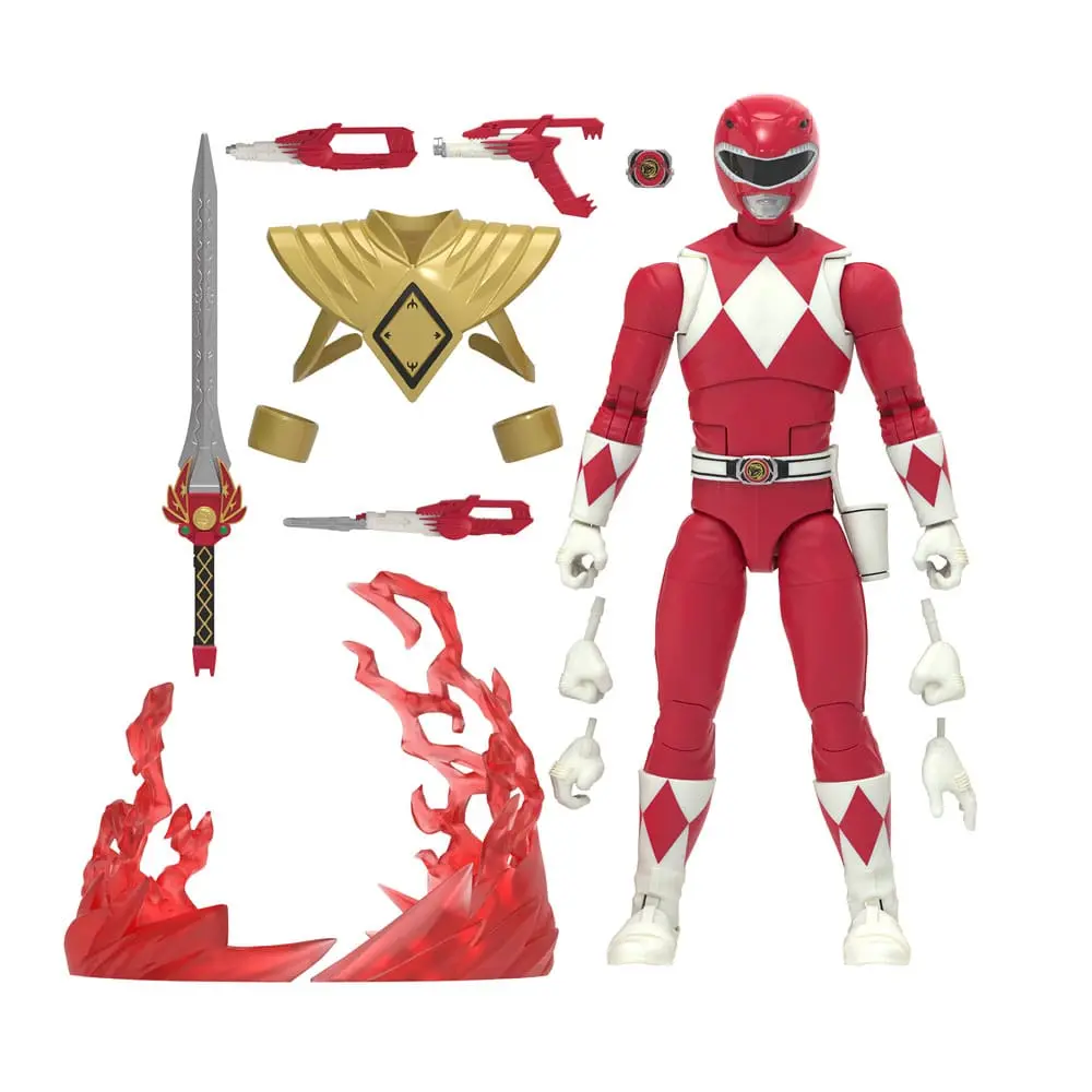 Power Rangers Lightning Collection Remastered Mighty Morphin Red Ranger akciófigura 15 cm termékfotó