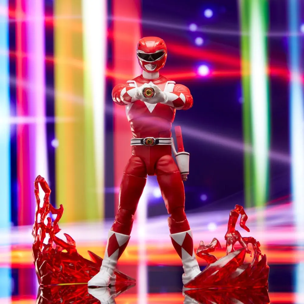 Power Rangers Lightning Collection Remastered Mighty Morphin Red Ranger akciófigura 15 cm termékfotó