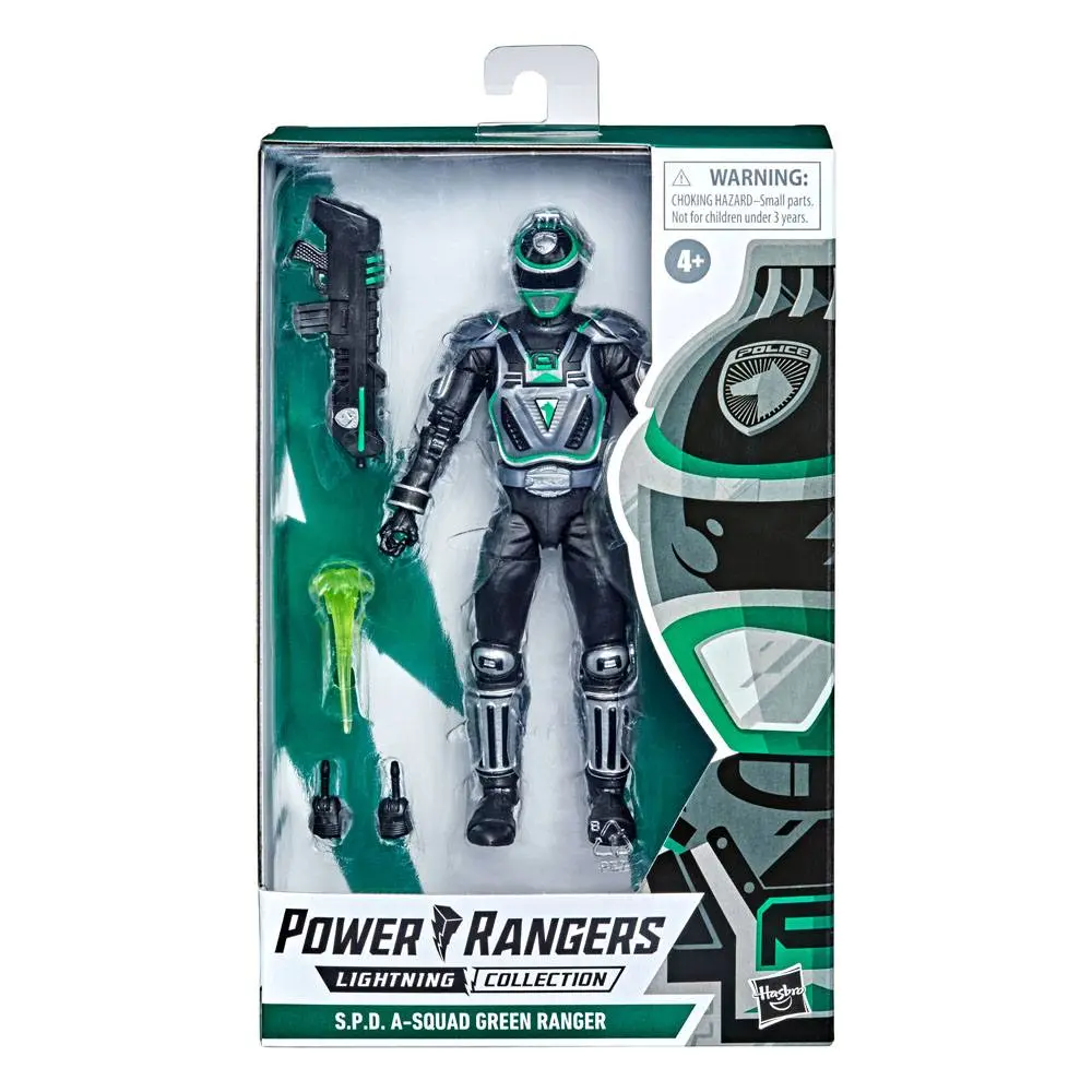 Power Rangers Lightning Collection S.P.D. A-Squad Green Ranger akciófigura 15 cm termékfotó