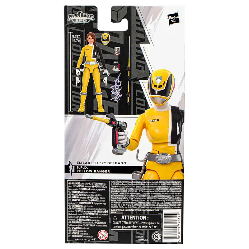 Power Rangers Lightning Collection Yellow Ranger S.P.D figura 15cm termékfotó