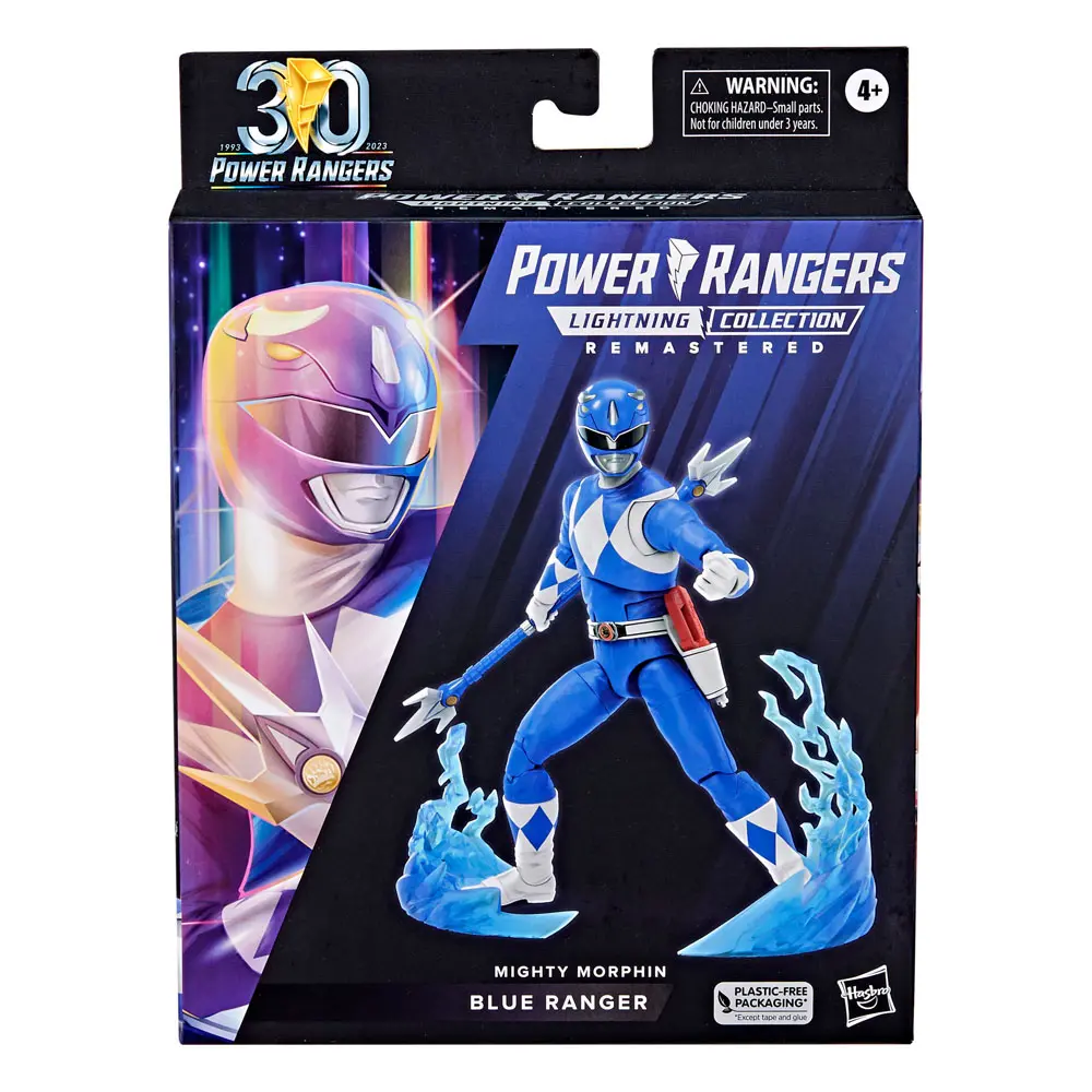 Power Rangers Ligtning Collection Mighty Morphin Blue Ranger akciófigura 15 cm termékfotó