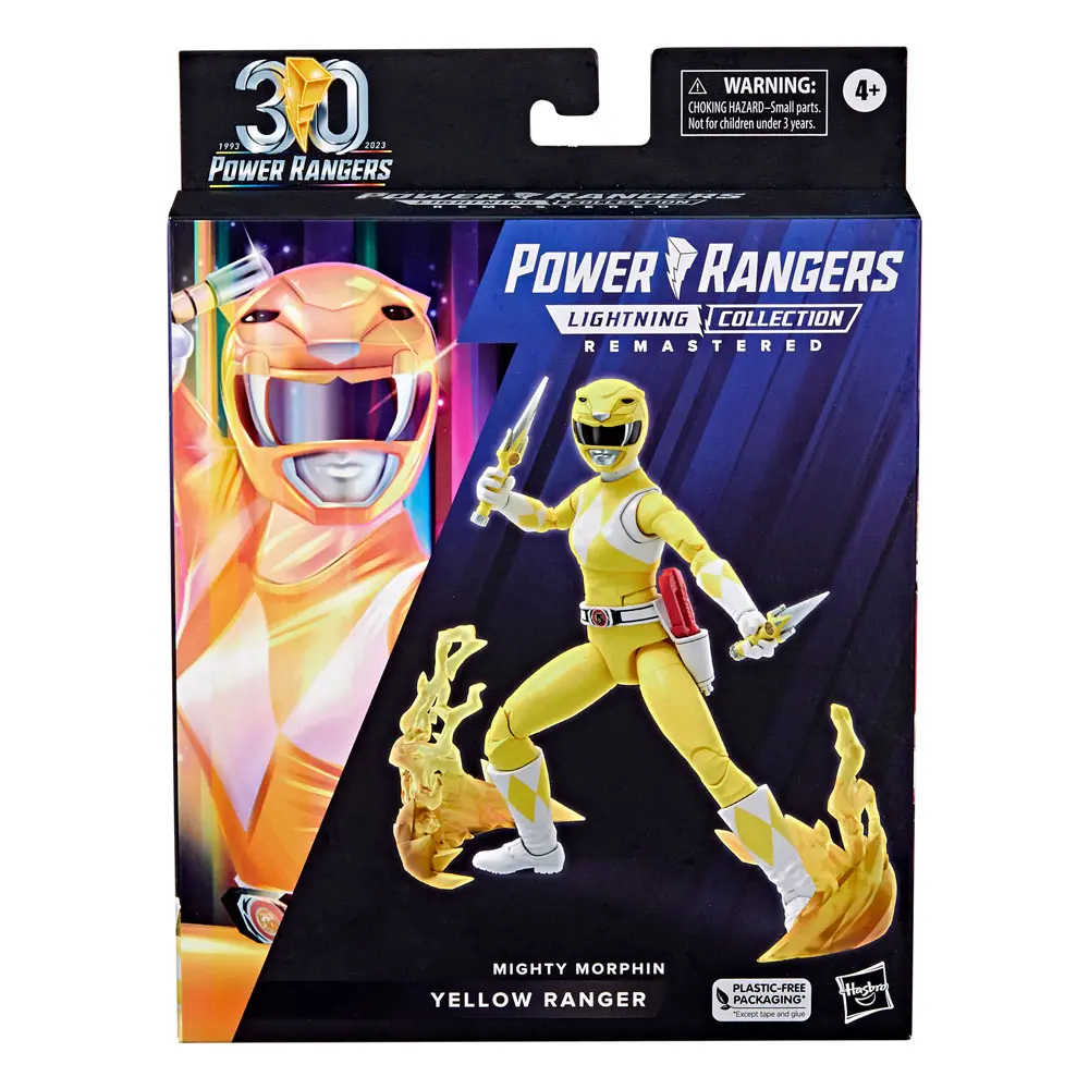 Power Rangers Ligtning Collection Mighty Morphin Yellow Ranger akciófigura 15 cm termékfotó