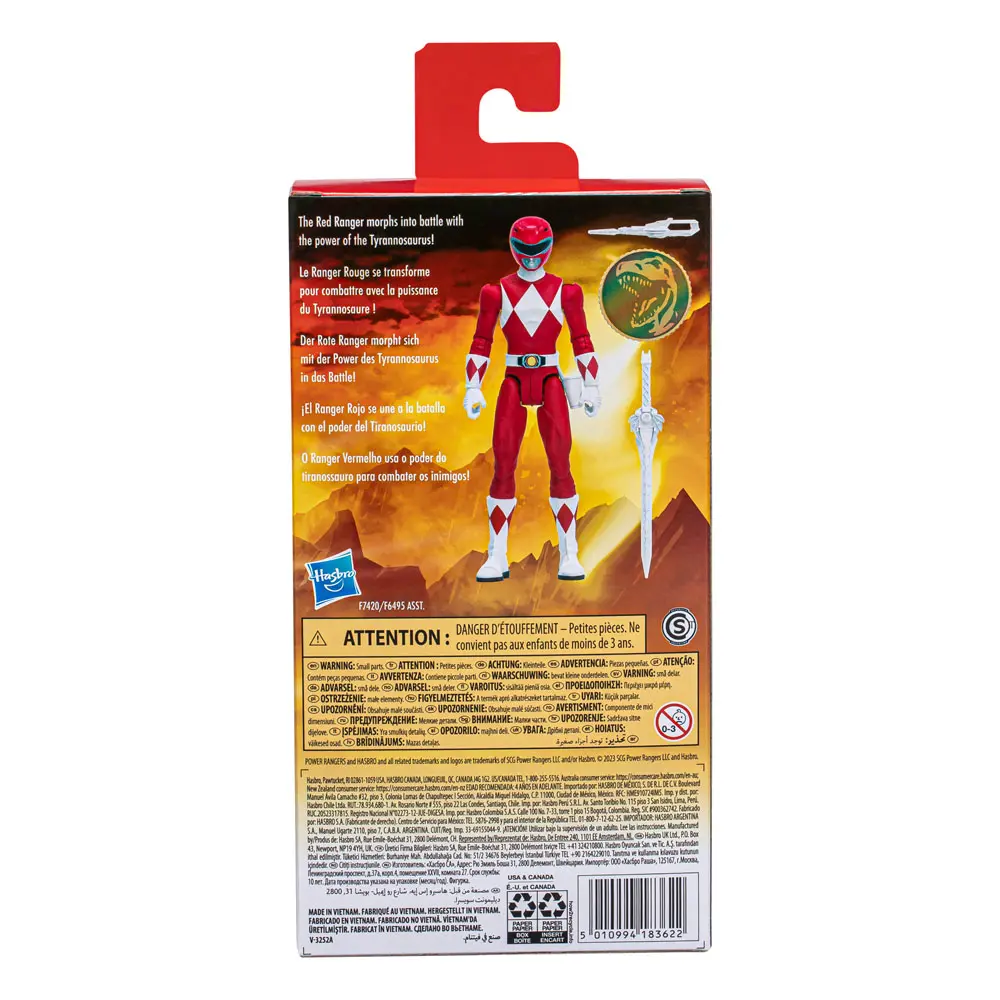 Power Rangers Action Figure Mighty Morphin Red Ranger 15 cm termékfotó