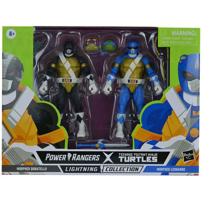 Power Rangers x TMNT Lightning Collection Action Figures 2022 Morphed Donatello & Morphed Leonardo termékfotó