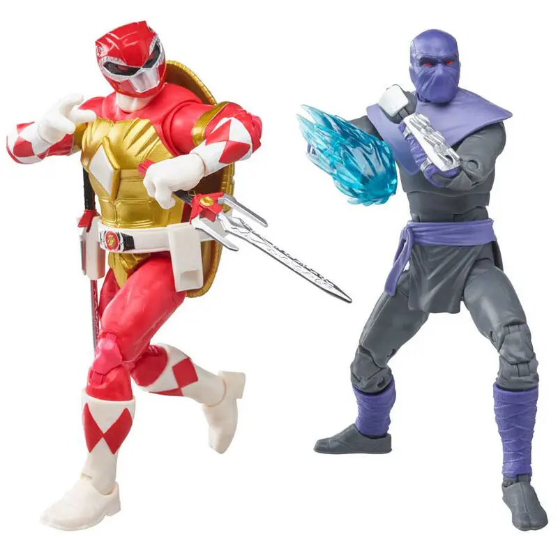 Power Rangers x TMNT Lightning Collection Action Figures 2022 Foot Soldier Tommy & Morphed Raphael termékfotó