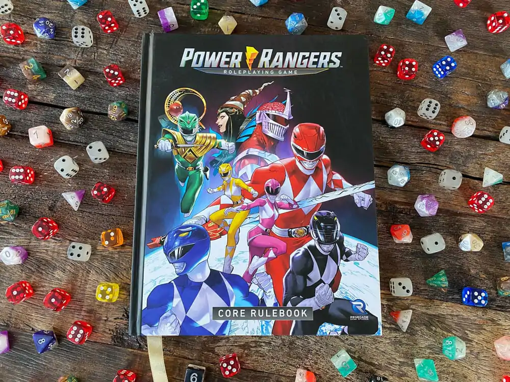 Power Rangers RPG Core angol nyelvű szabálykönyv termékfotó