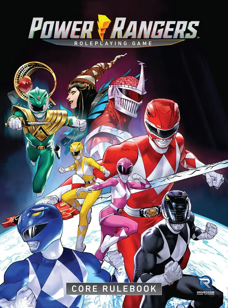 Power Rangers RPG Core angol nyelvű szabálykönyv termékfotó