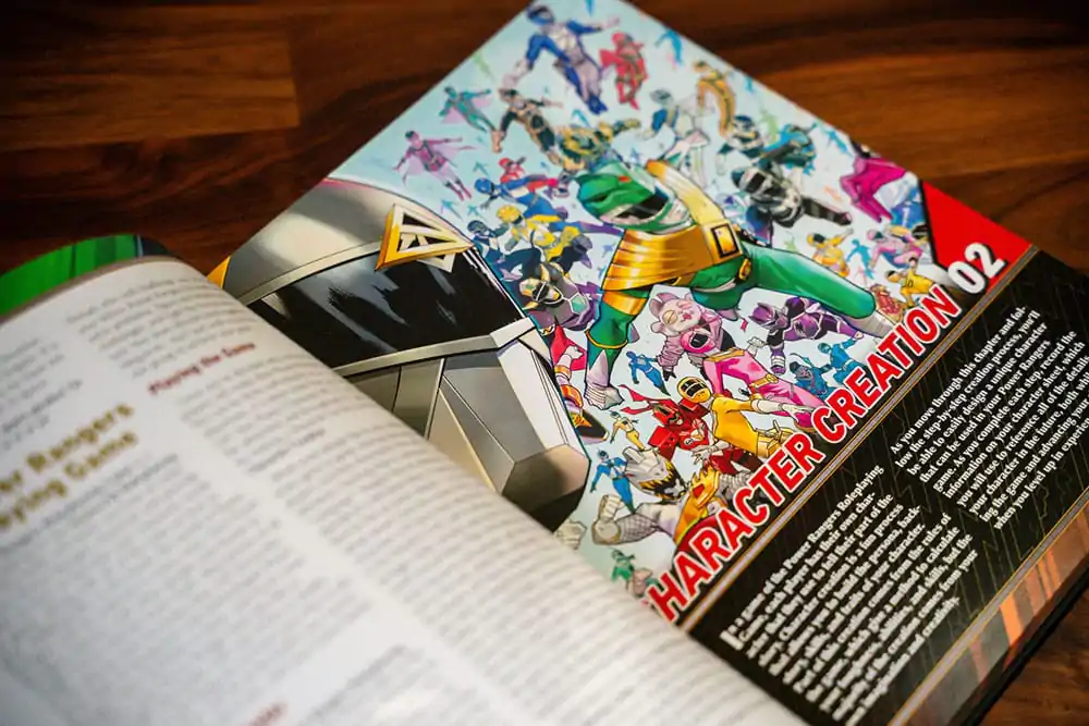 Power Rangers RPG Core angol nyelvű szabálykönyv termékfotó