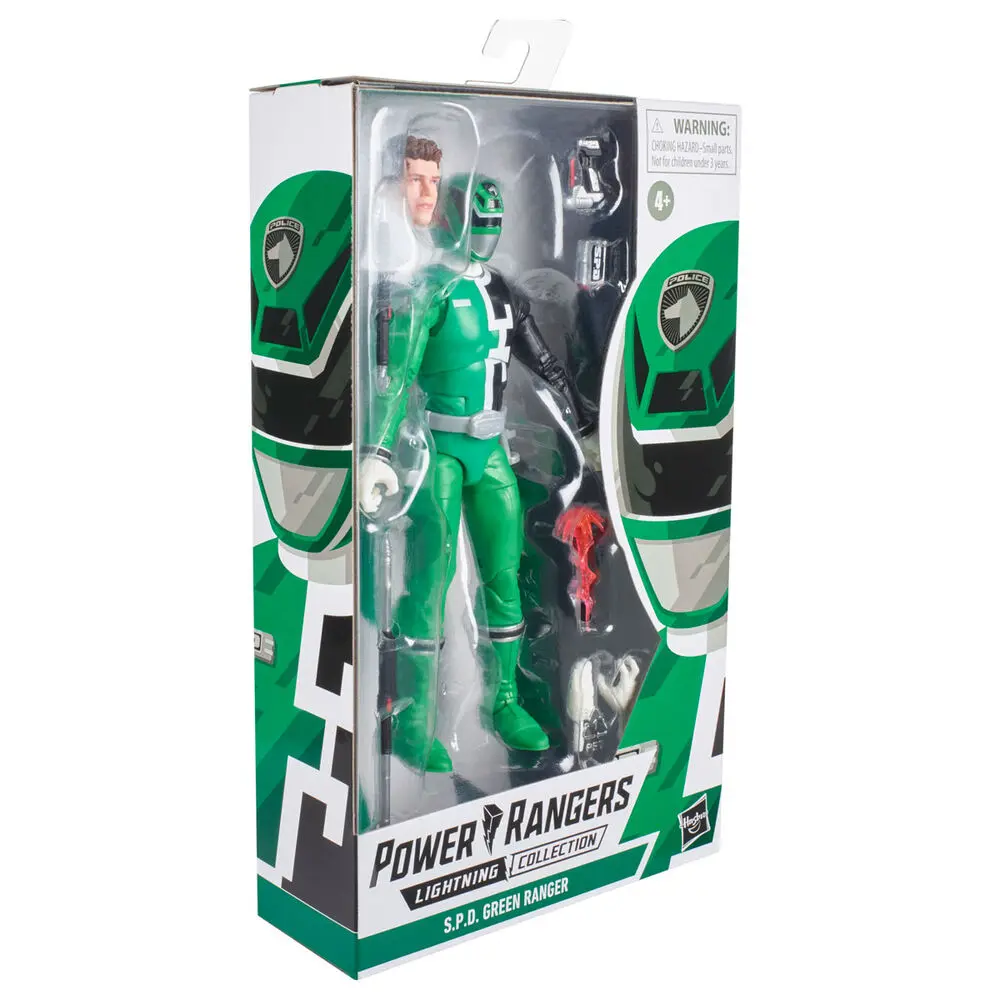 Power Rangers S.P.D. Green Ranger figura 15cm termékfotó
