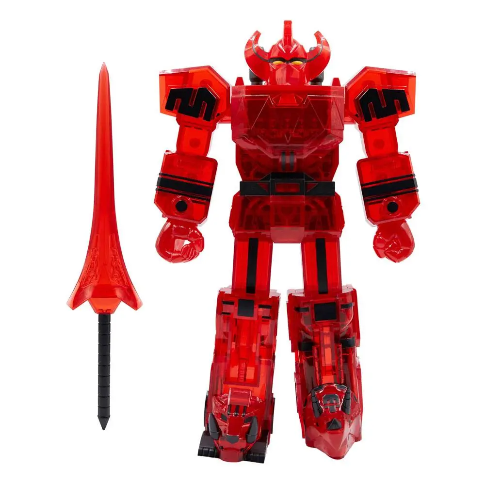 Power Rangers Super Cyborg Cyborg Megazord (Red Clear) akciófigura 28 cm termékfotó