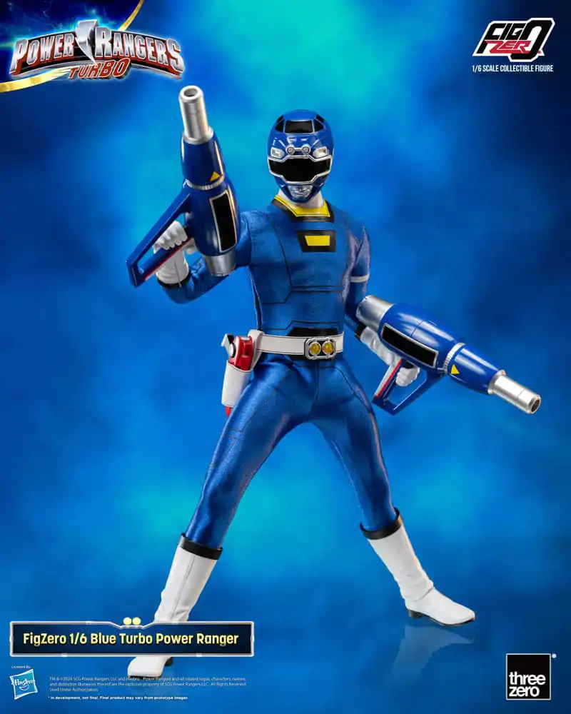 Power Rangers Turbo FigZero 1/6 Blue Turbo Power Ranger akciófigura 30 cm termékfotó