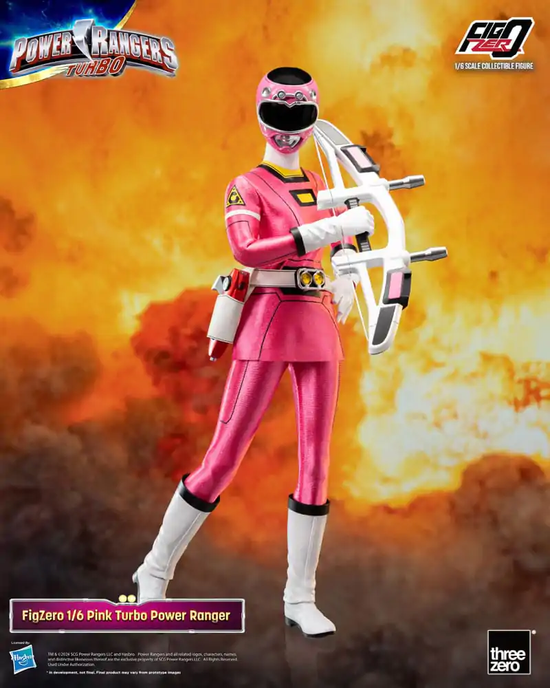 Power Rangers Turbo FigZero 1/6 Pink Turbo Power Ranger akciófigura 30 cm termékfotó