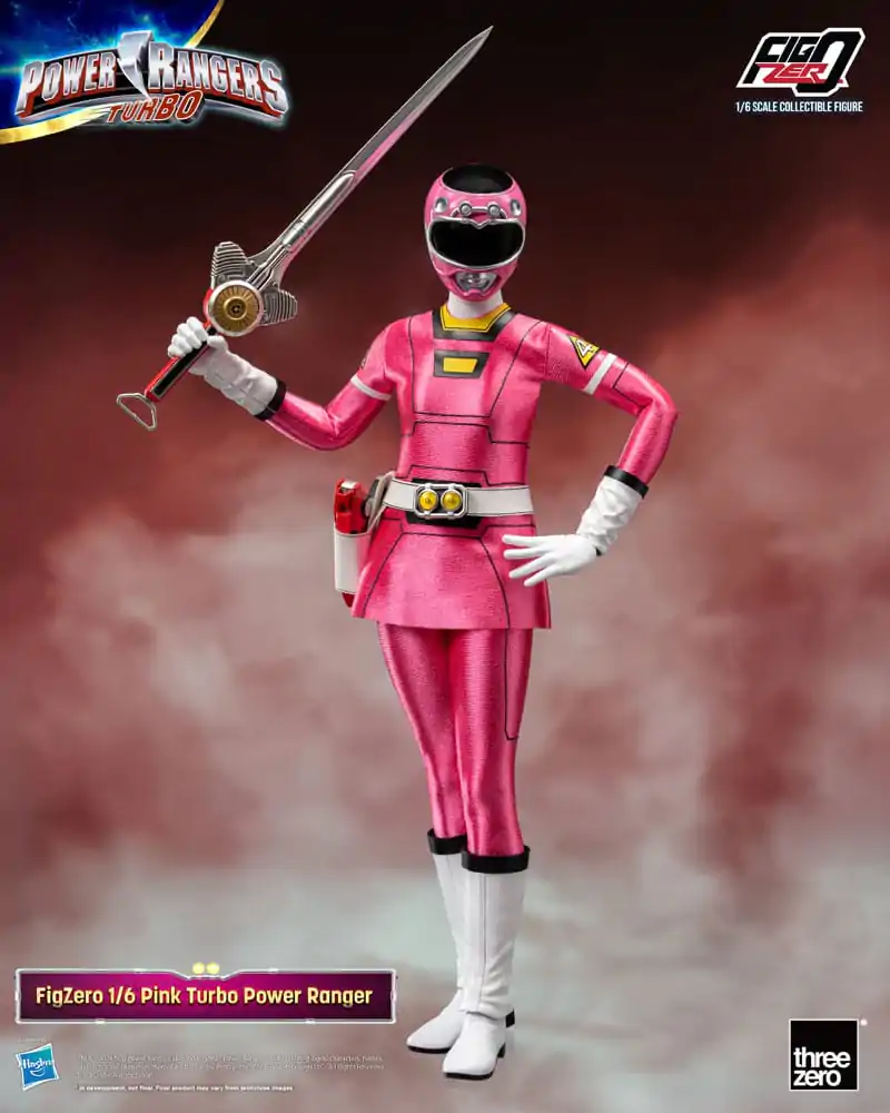 Power Rangers Turbo FigZero 1/6 Pink Turbo Power Ranger akciófigura 30 cm termékfotó