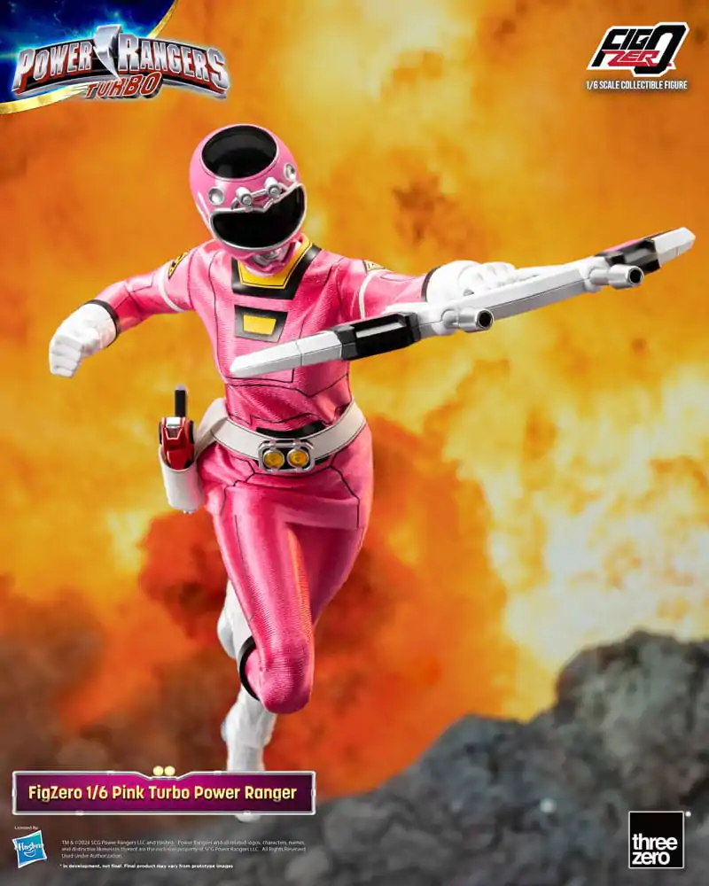 Power Rangers Turbo FigZero 1/6 Pink Turbo Power Ranger akciófigura 30 cm termékfotó