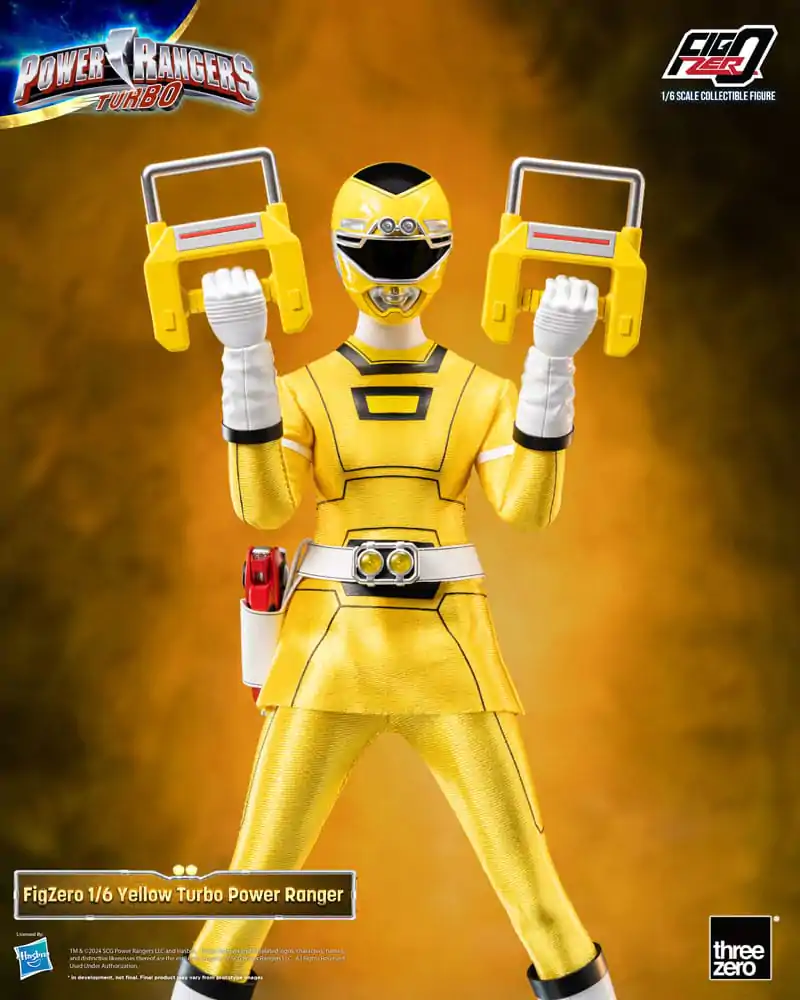 Power Rangers Turbo FigZero 1/6 Yellow Turbo Power Ranger akciófigura 30 cm termékfotó