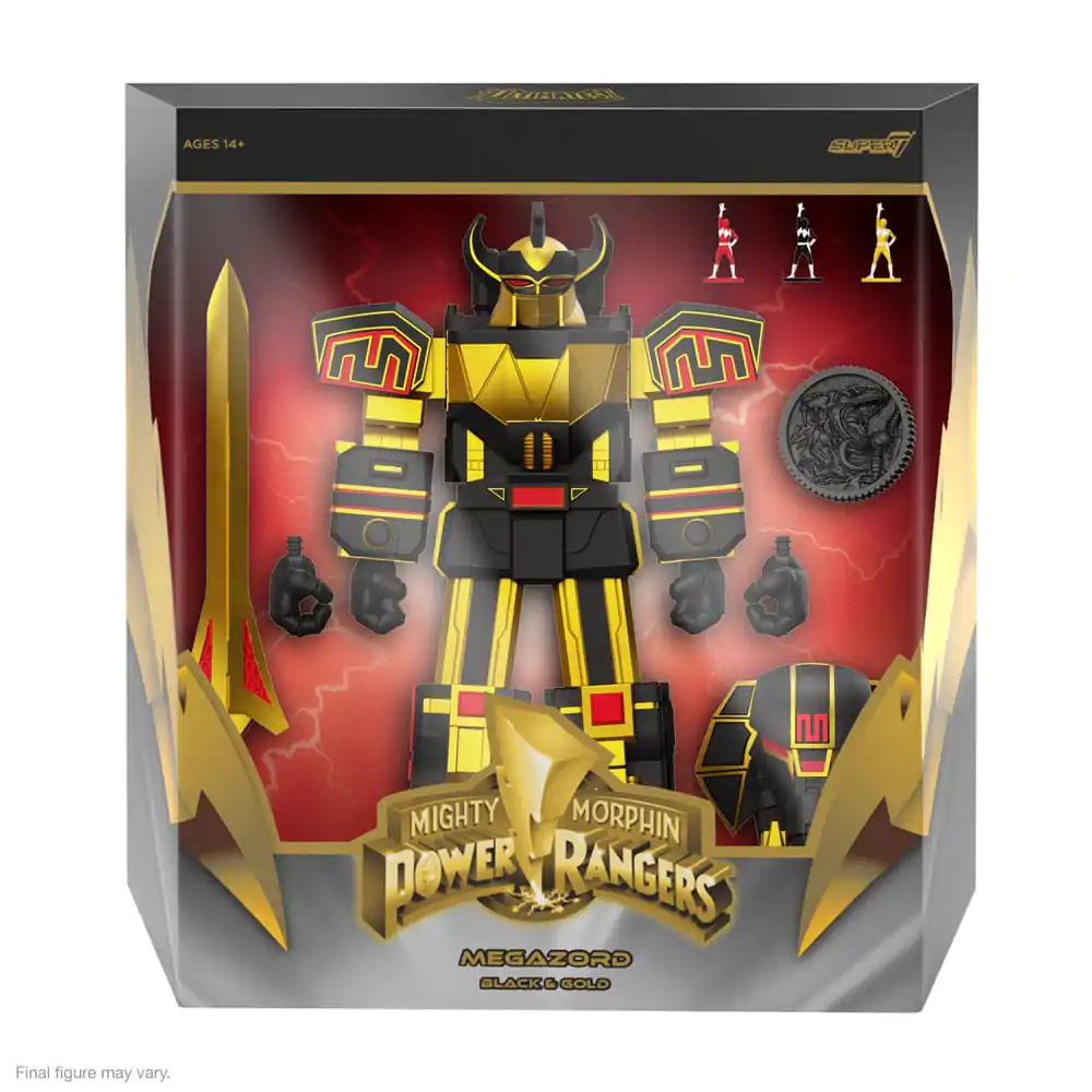 Power Rangers Ultimates Megazord (Black/Gold) akciófigura 18 cm termékfotó