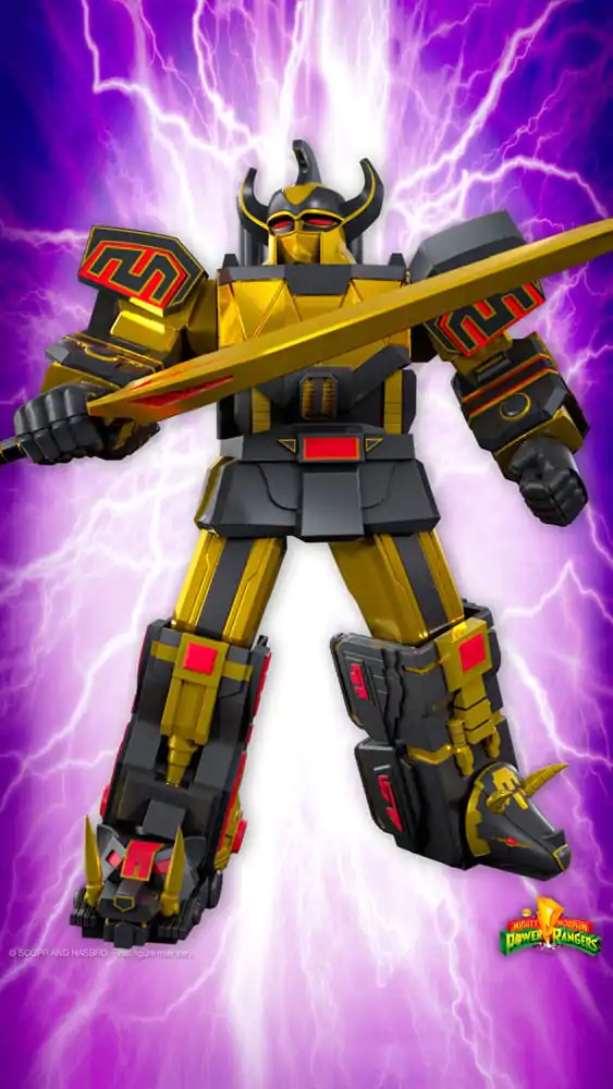 Power Rangers Ultimates Megazord (Black/Gold) akciófigura 18 cm termékfotó