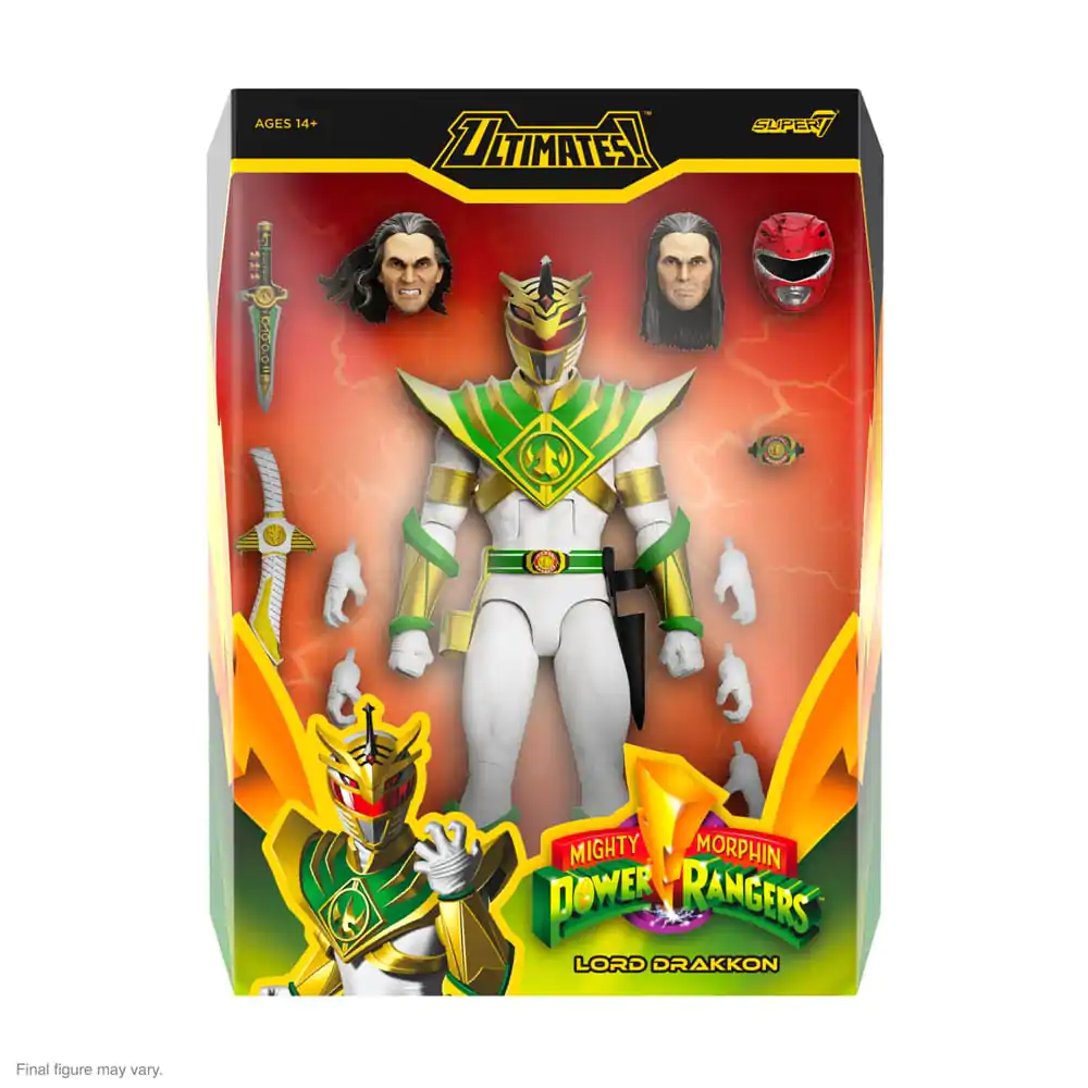 Power Rangers Ultimates Mighty Morphin Power Rangers Lord Drakkon akciófigura 18 cm termékfotó