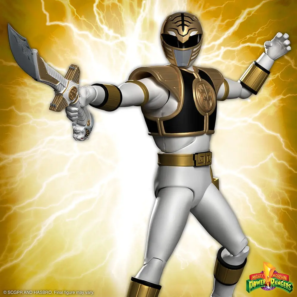 Power Rangers Ultimates White Ranger akciófigura 18 cm termékfotó