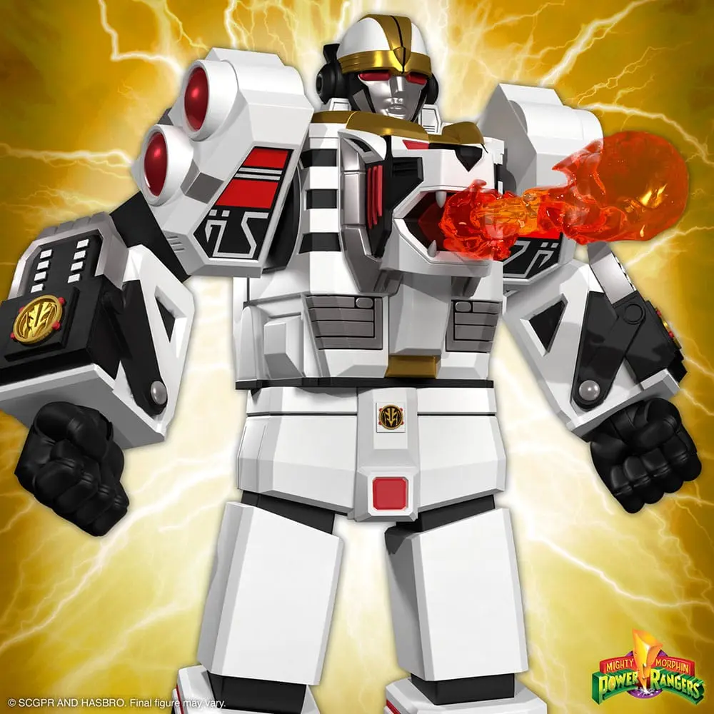 Power Rangers Ultimates White Tigerzord (Warrior Mode) akciófigura 18 cm termékfotó
