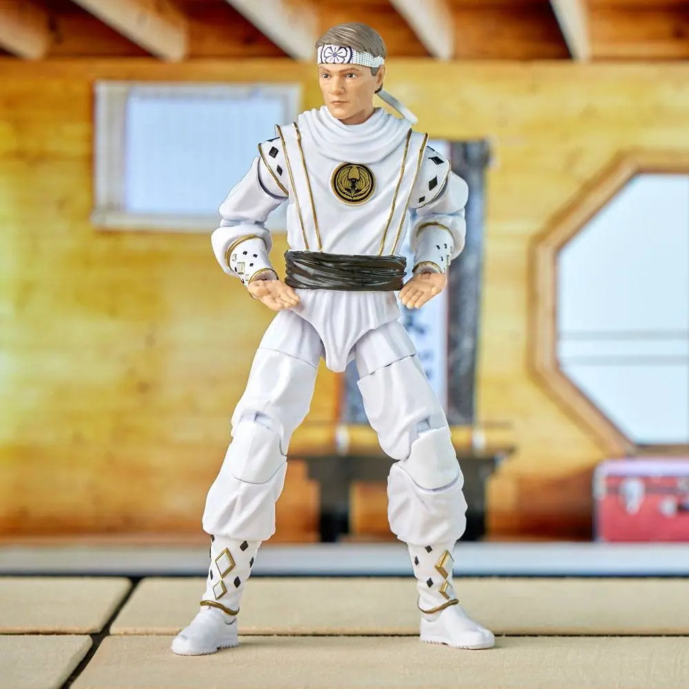 Power Rangers x Cobra Kai Ligtning Collection Morphed Daniel LaRusso White Crane Ranger akciófigura 15 cm termékfotó