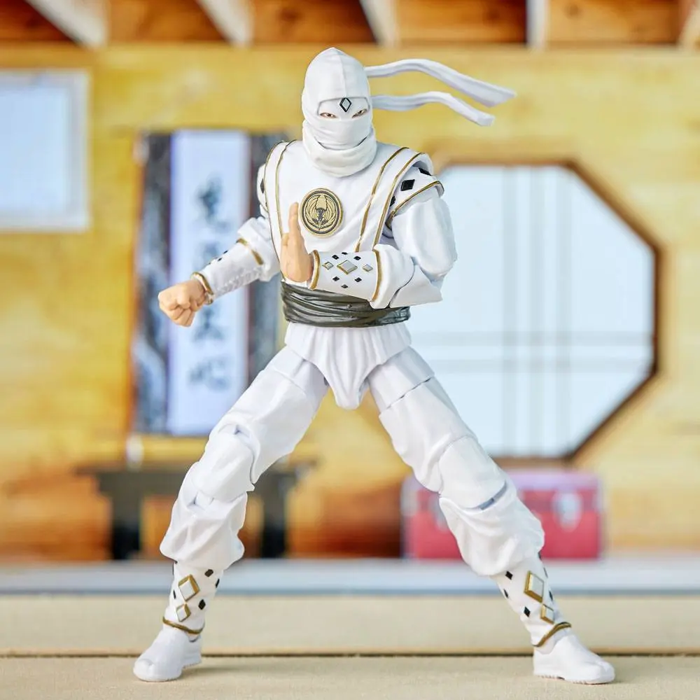 Power Rangers x Cobra Kai Ligtning Collection Morphed Daniel LaRusso White Crane Ranger akciófigura 15 cm termékfotó