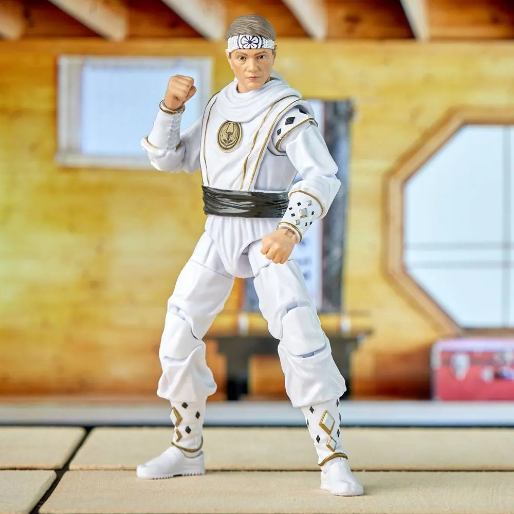 Power Rangers x Cobra Kai Ligtning Collection Morphed Daniel LaRusso White Crane Ranger akciófigura 15 cm termékfotó