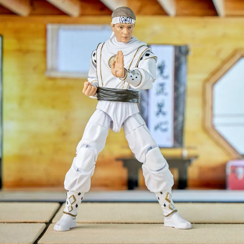 Power Rangers x Cobra Kai Ligtning Collection Morphed Daniel LaRusso White Crane Ranger akciófigura 15 cm termékfotó