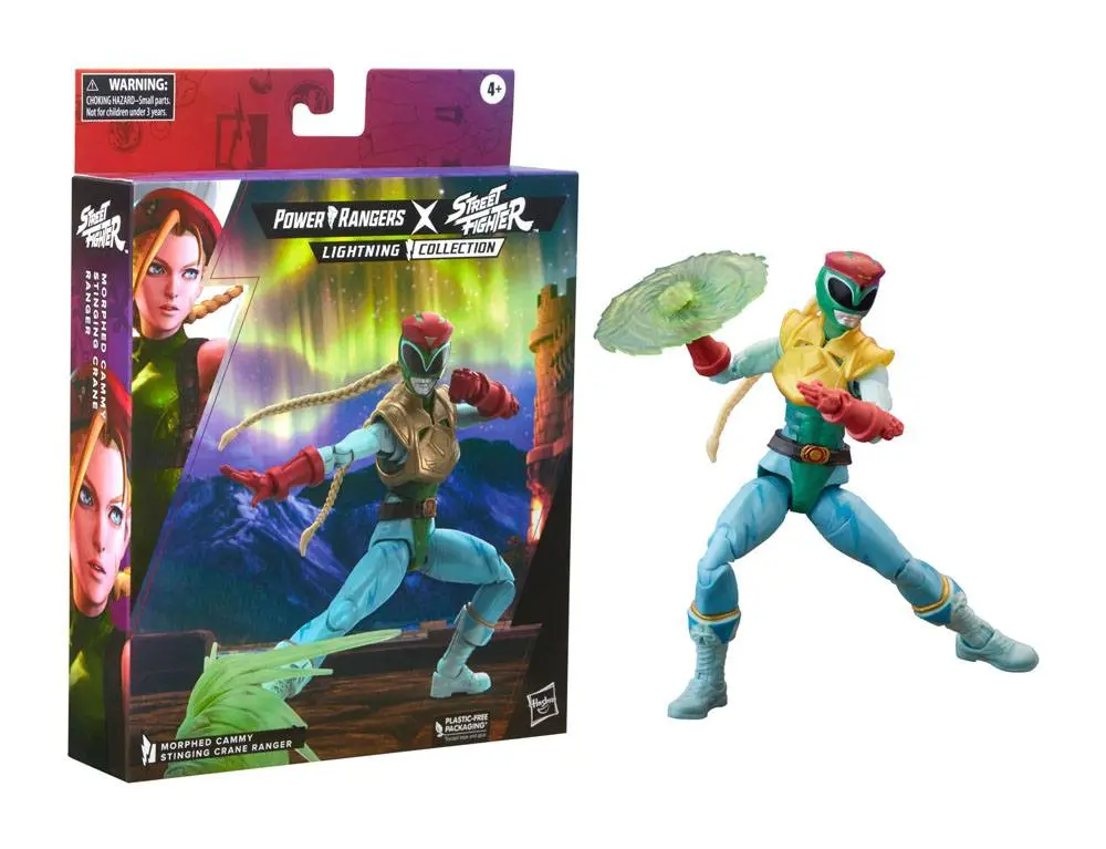 Power Rangers x Street Fighter Lightning Collection Morphed Cammy Stinging Crane Ranger akciófigura 15 cm termékfotó
