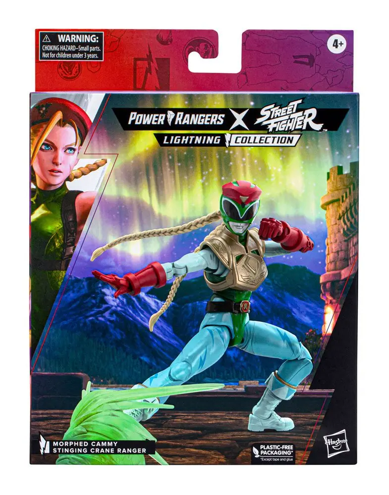 Power Rangers x Street Fighter Lightning Collection Morphed Cammy Stinging Crane Ranger akciófigura 15 cm termékfotó
