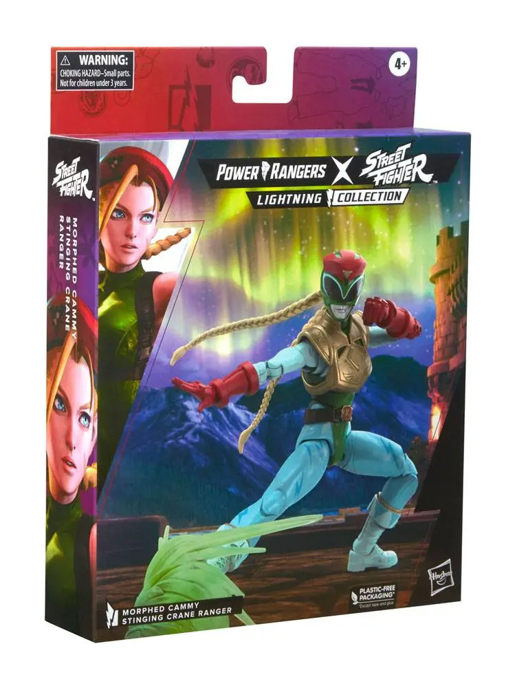 Power Rangers x Street Fighter Lightning Collection Morphed Cammy Stinging Crane Ranger akciófigura 15 cm termékfotó