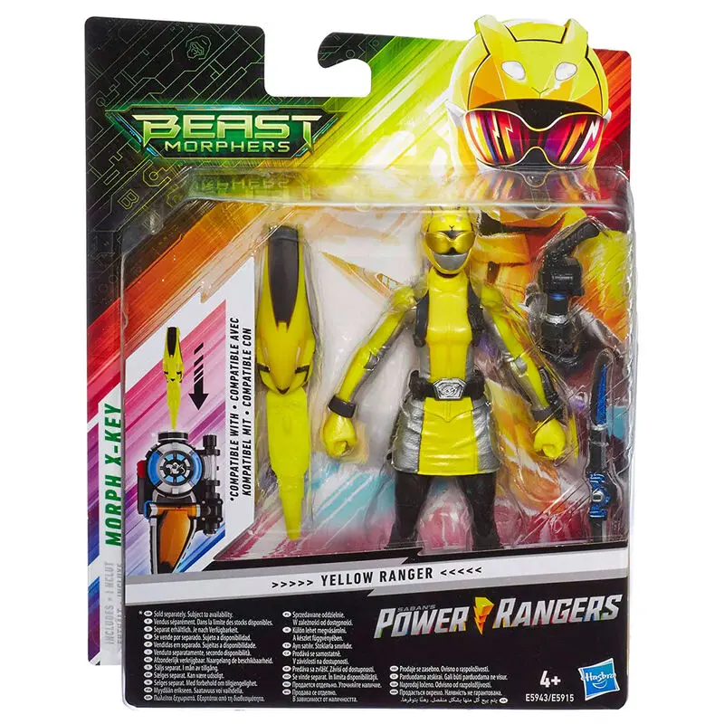 Power Rangers Yellow Ranger Beast Morphers figura 15cm termékfotó