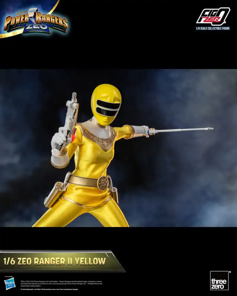 Power Rangers Zeo FigZero Action Figure 1/6 Ranger II Yellow 30 cm termékfotó