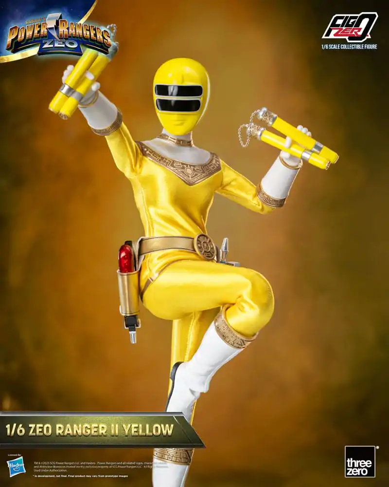 Power Rangers Zeo FigZero Action Figure 1/6 Ranger II Yellow 30 cm termékfotó