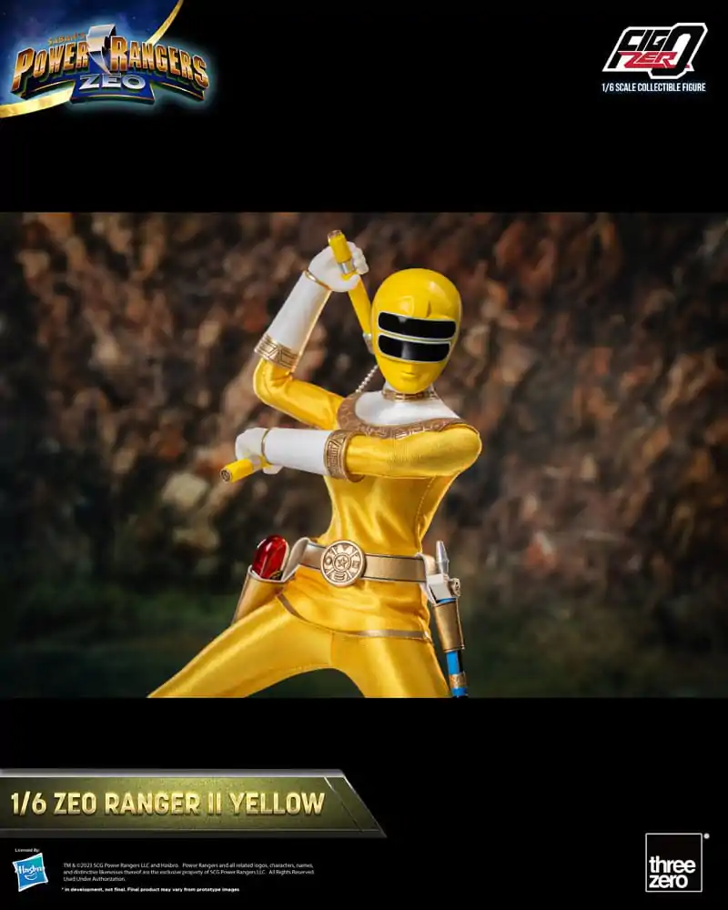 Power Rangers Zeo FigZero Action Figure 1/6 Ranger II Yellow 30 cm termékfotó