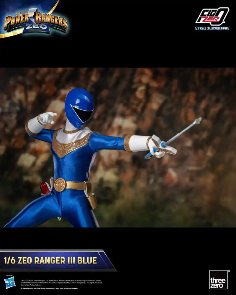 Power Rangers Zeo FigZero 1/6 Ranger III Blue akciófigura 30 cm termékfotó