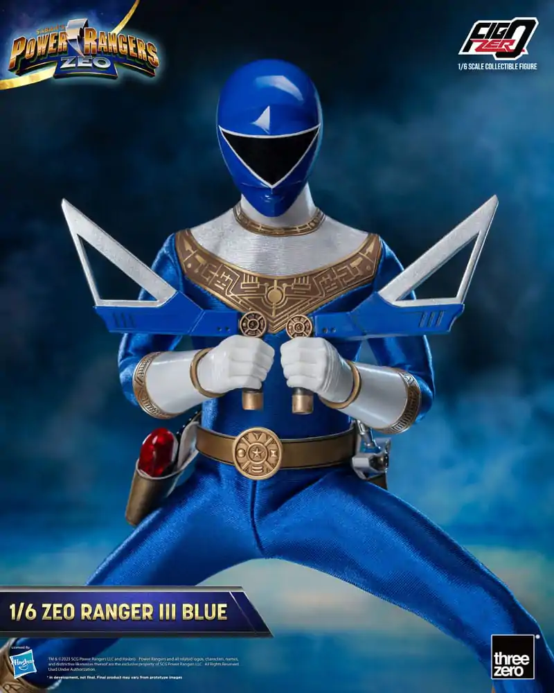 Power Rangers Zeo FigZero 1/6 Ranger III Blue akciófigura 30 cm termékfotó