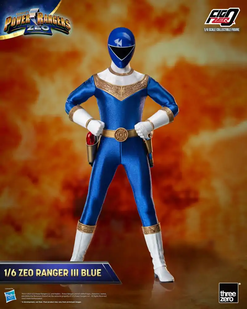 Power Rangers Zeo FigZero 1/6 Ranger III Blue akciófigura 30 cm termékfotó